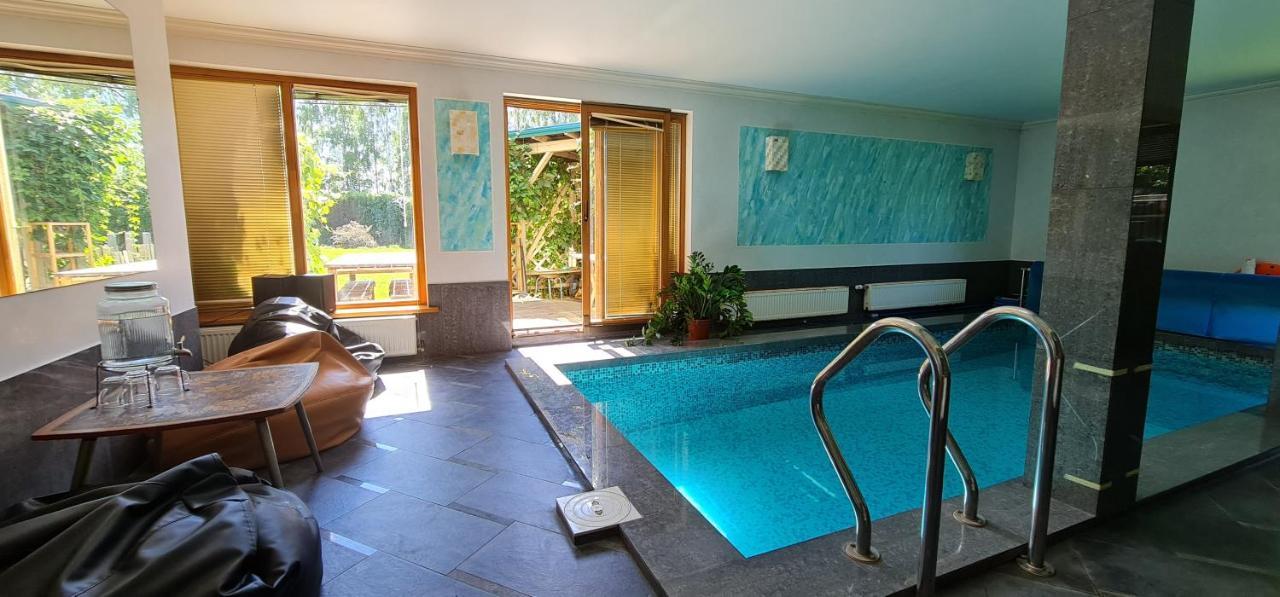 Spacious House With Indoor Pool & Sauna. Ādaži Exterior foto