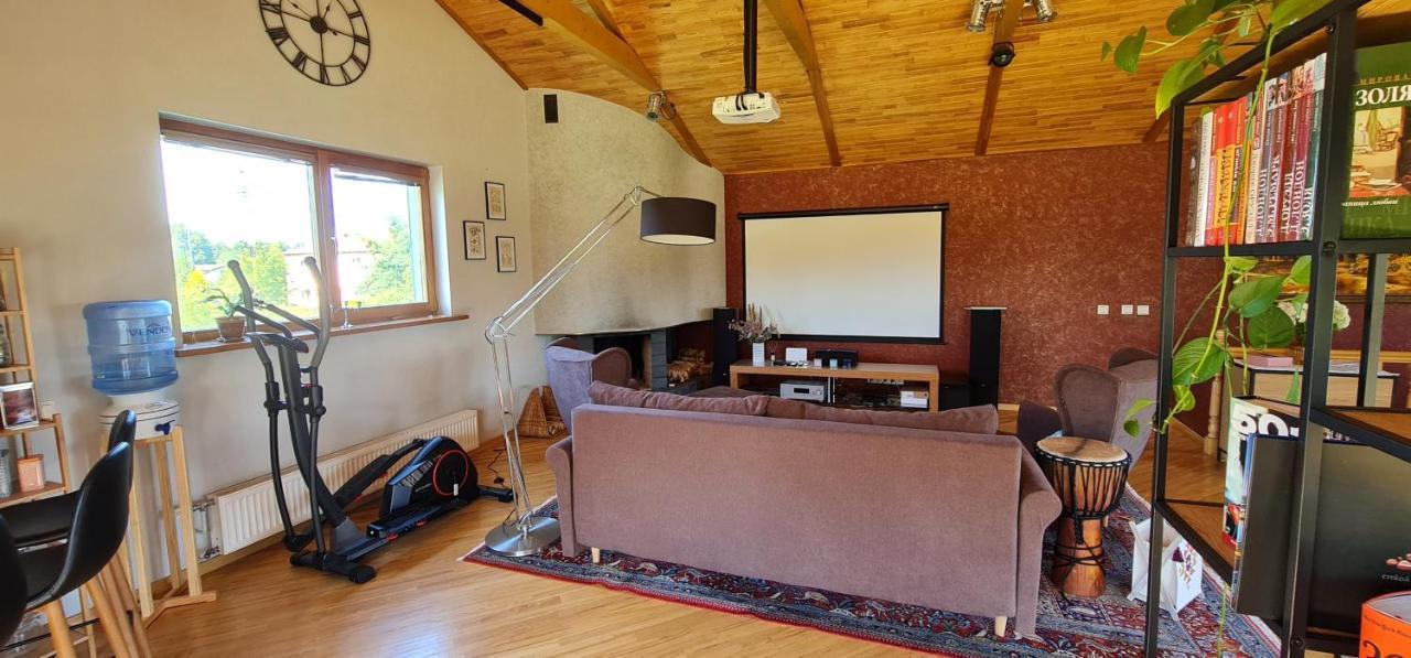 Spacious House With Indoor Pool & Sauna. Ādaži Exterior foto